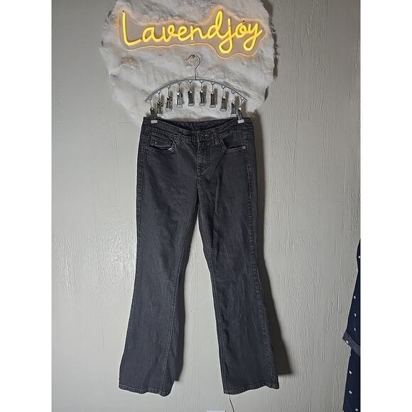 Tommy Hilfiger Classic Hope Boot Jeans Womens Size 8 Black Mid Rise Casual - Picture 1 of 8